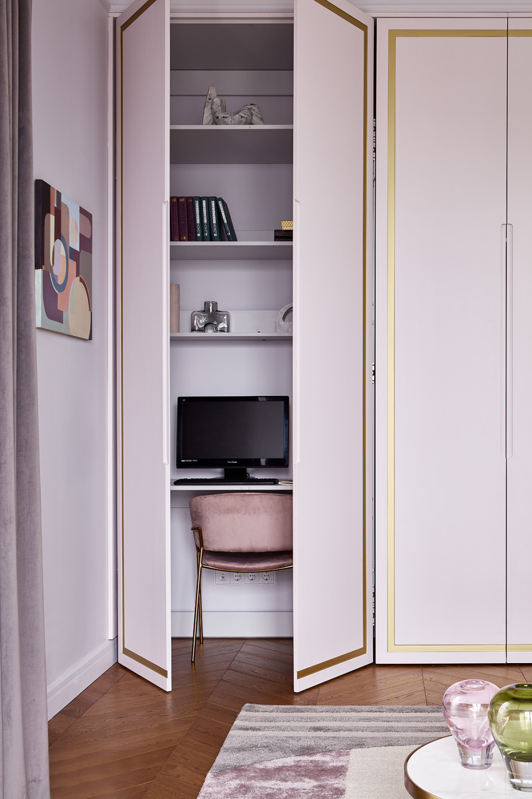 Современный ар деко для молодой семьи