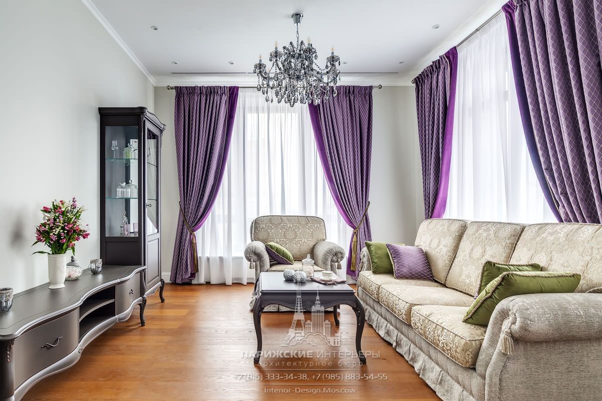 Обложка проекта: Реализованный проект 3-комнатной квартиры в стиле неоклассика