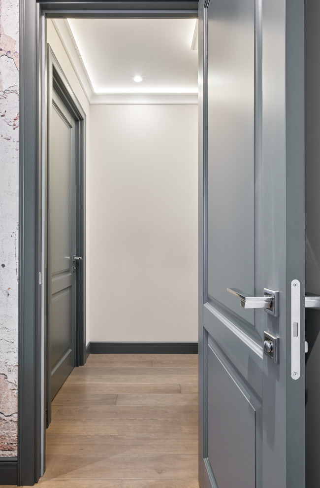 Квартира в серо-белых тонах