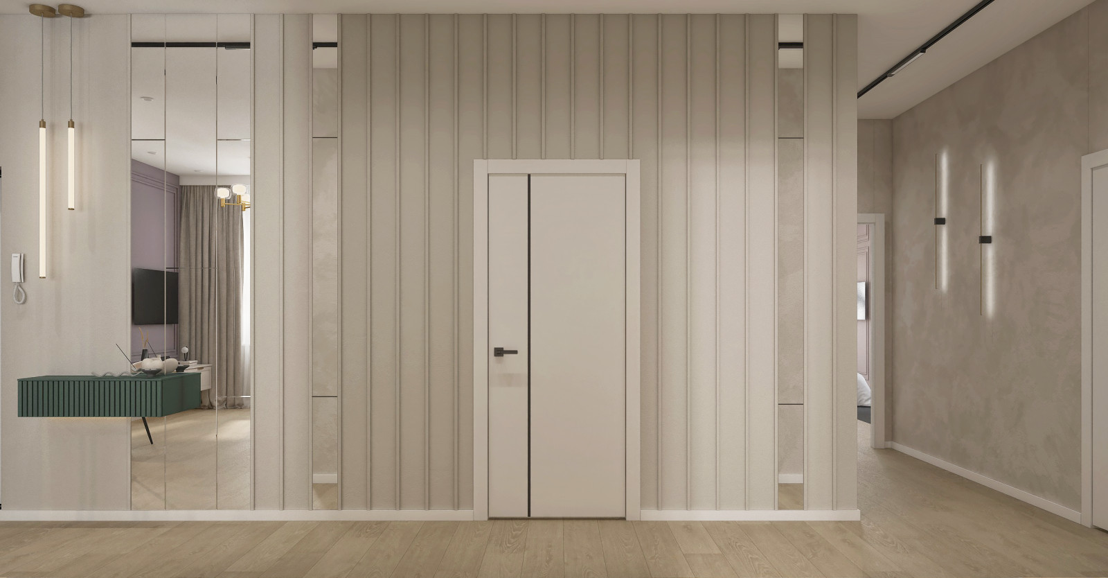 Элегантная квартира в Москве для молодой семьи