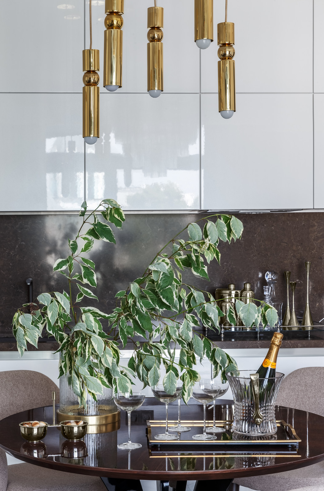 Современная росокшь - квартира в стиле арт-деко в ЖК "BALCHUG RESIDENCE"