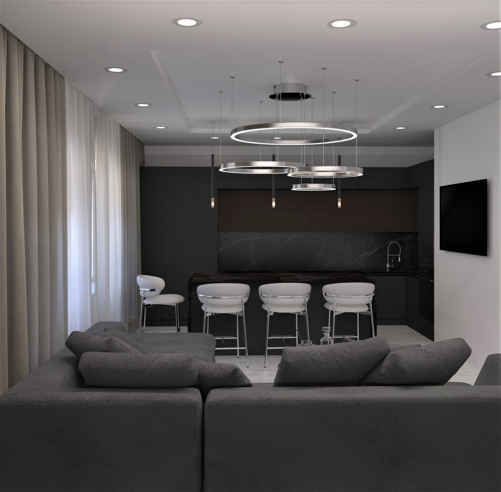 Обложка проекта: Квартира в ЖК Домашний