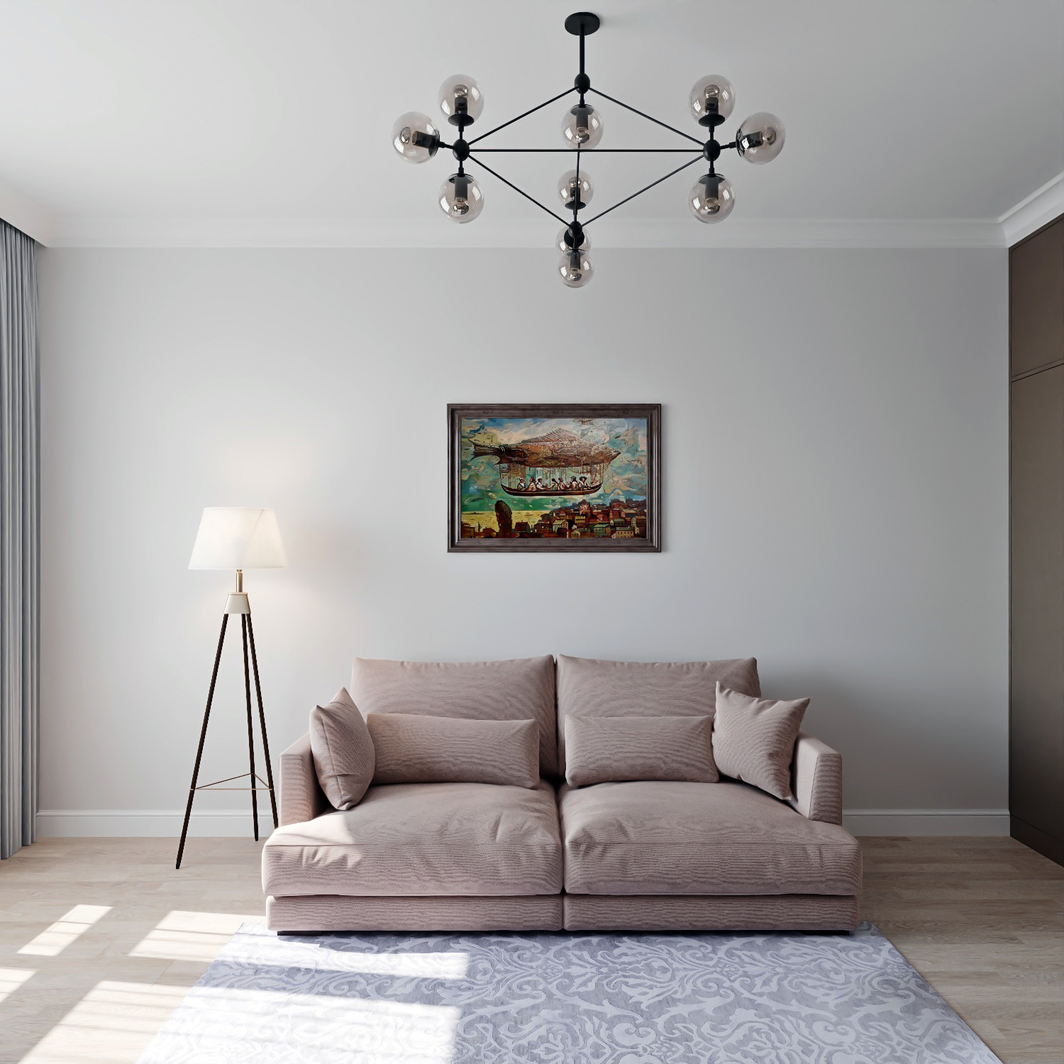 Квартира на Ботанческой. Гостевая комната