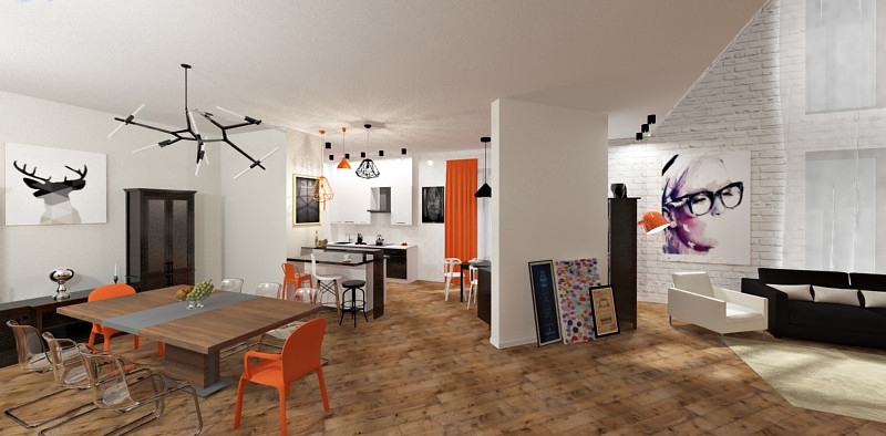 Гостинная в коттедже, Владимир