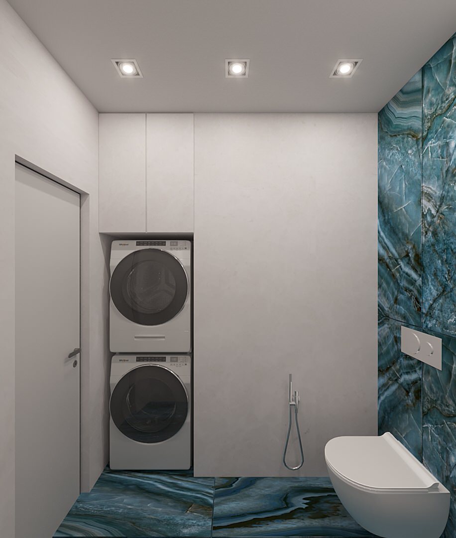 Интерьер Квартиры 84 м2 в Москве в современном минимализме.  Жк Настроение