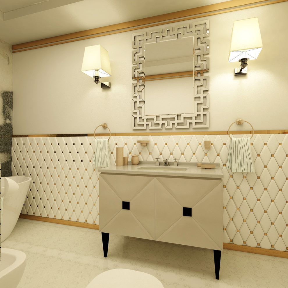 1 комнатная квартира в стиле современный арт деко