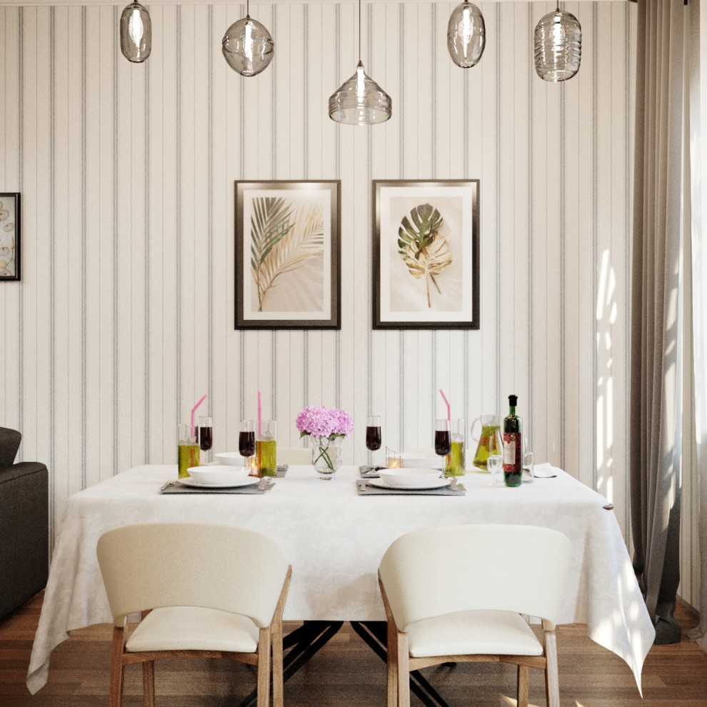 Обложка проекта: кухня-гостиная