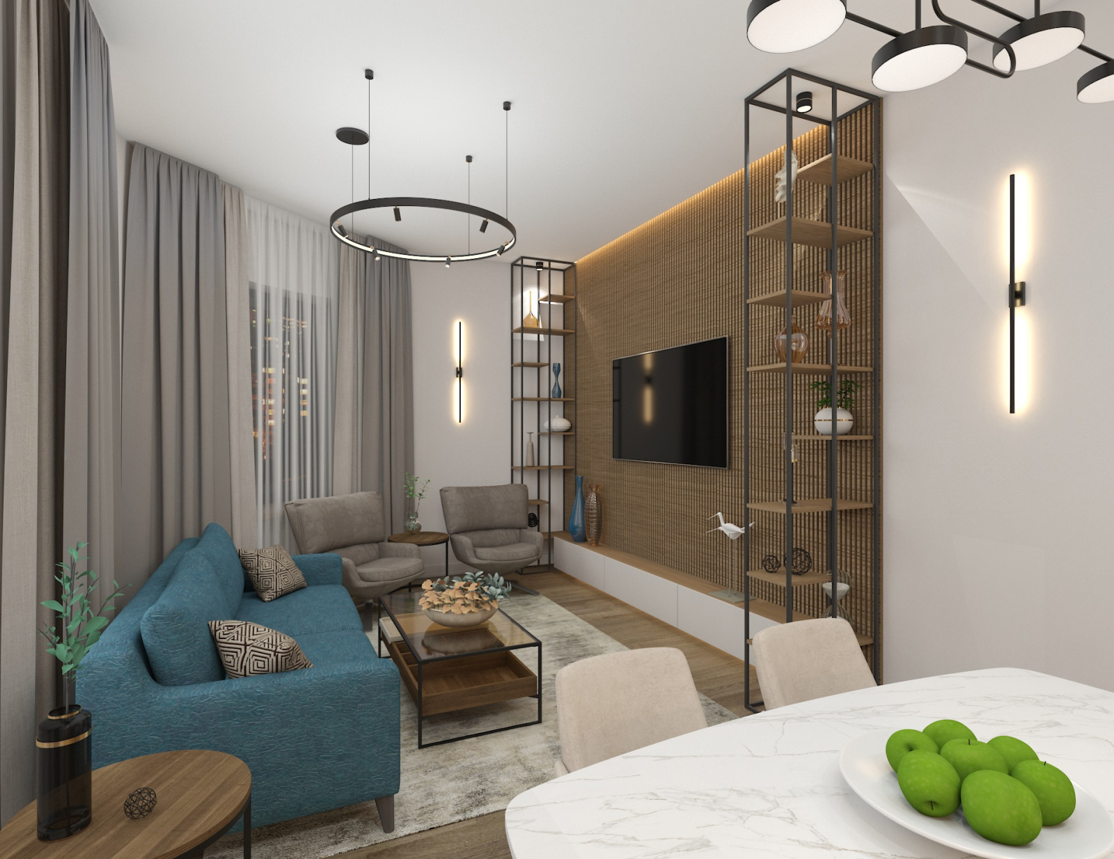 Дизайн проект в квартире в Москве