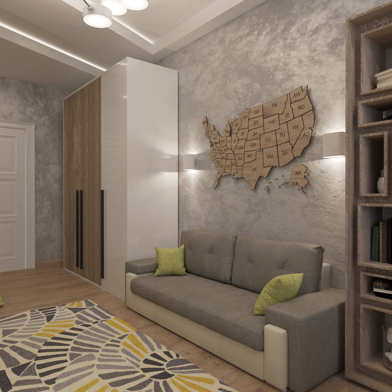 квартира 100кв.м. в современной классике.