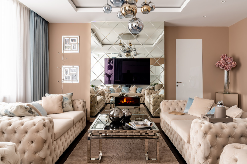 Бежевый и зеркала