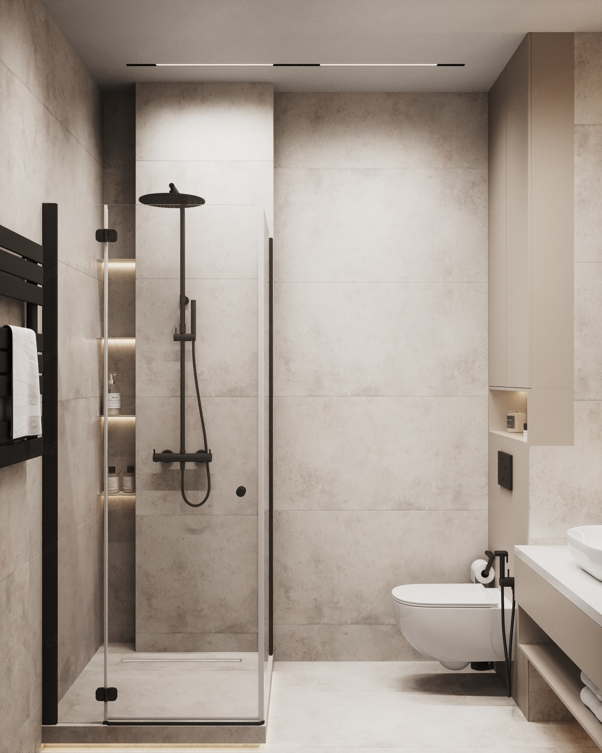 Дизайн проект 3 комнатной квартиры — ул. Руставели