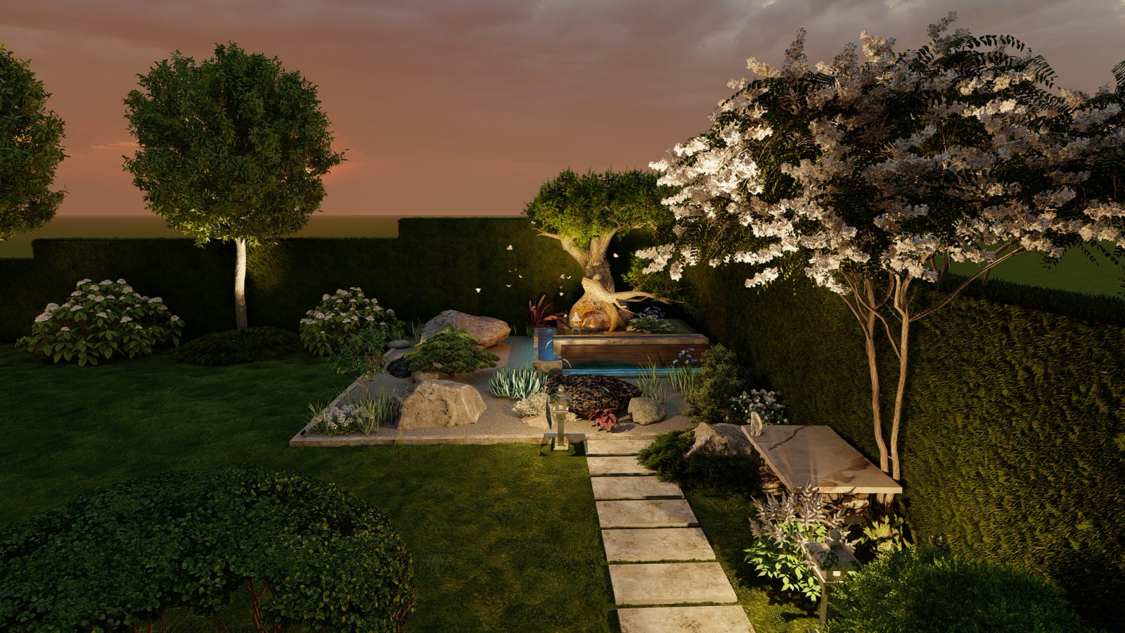 Сад "Многоликий". КП Райт Вилладж