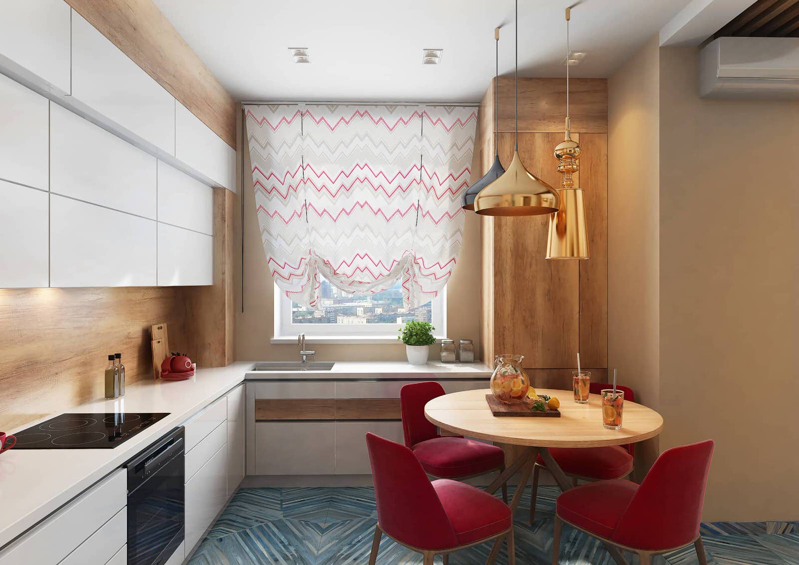 Дизайн квартиры в ЖК «Новая олимпийская деревня» — Разноцветный калейдоскоп