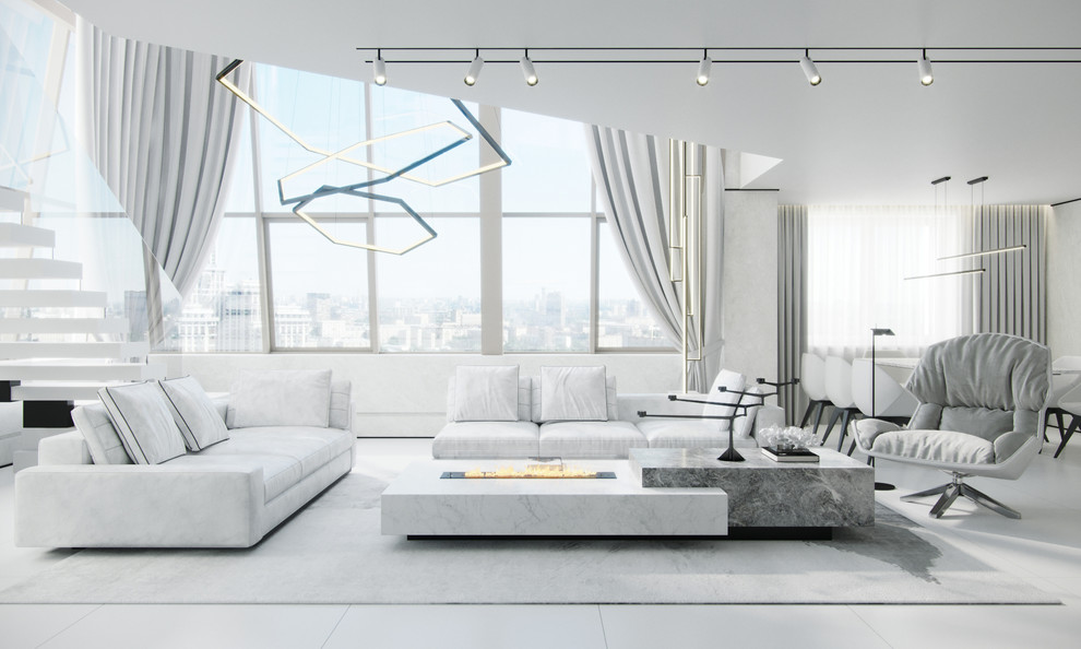 Обложка проекта: Дизайн-проект пентхауса в г. Москве 225 кв.м.