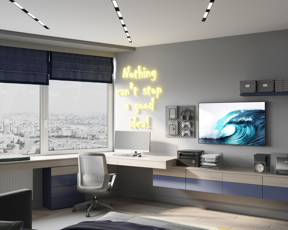 Детская для мальчика_"Закат на 51-м этаже"