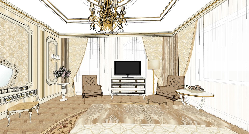 Эскизный дизайн-проект частного жилого дома