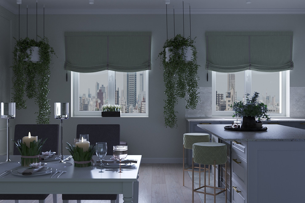 Кухня в неоклассическом стиле