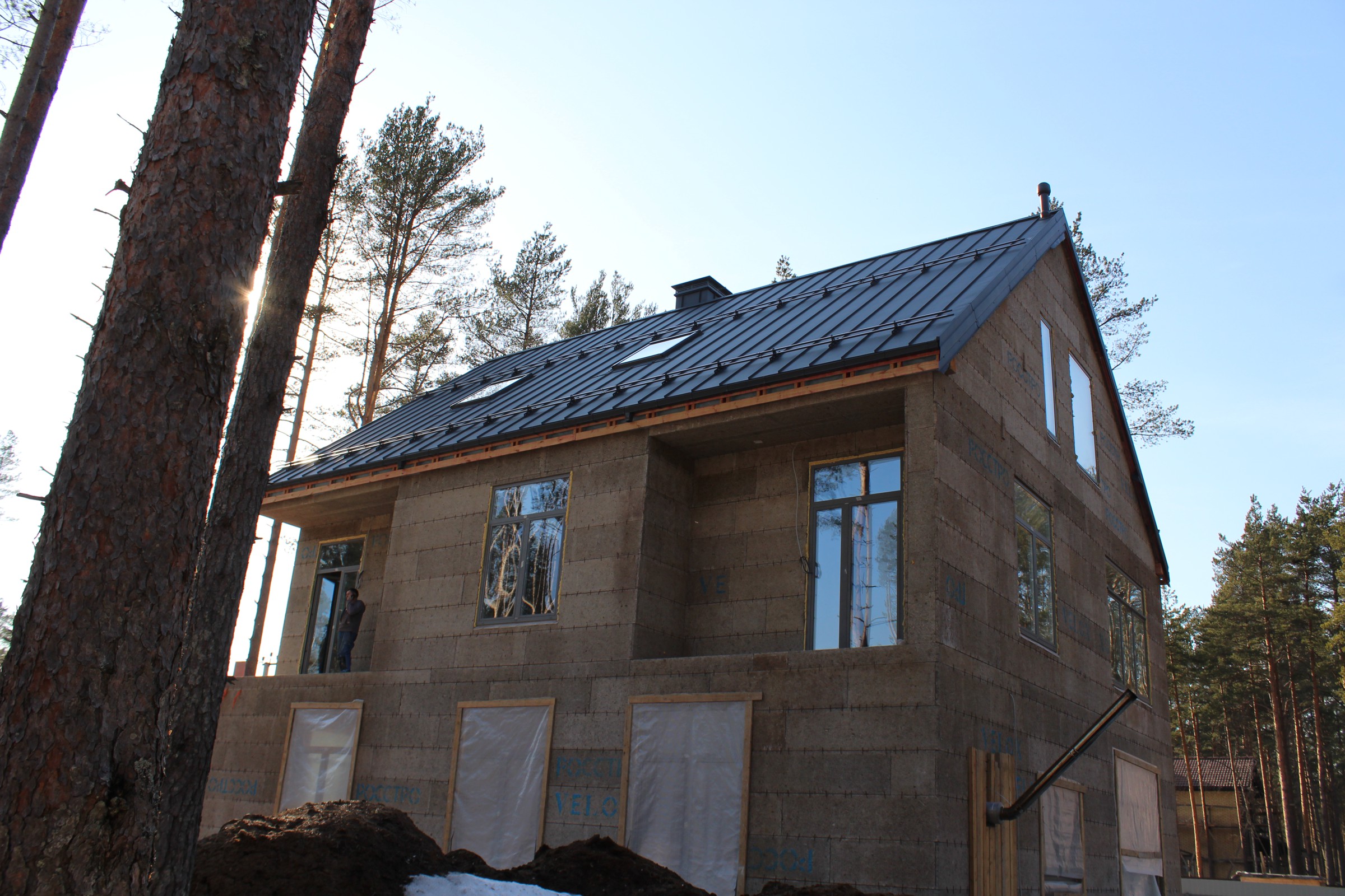 Дом в скандинавском стиле.