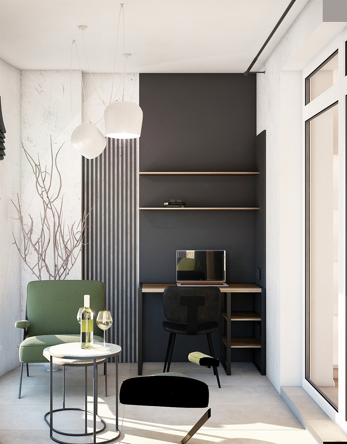 Обложка проекта: Балкон ч/б