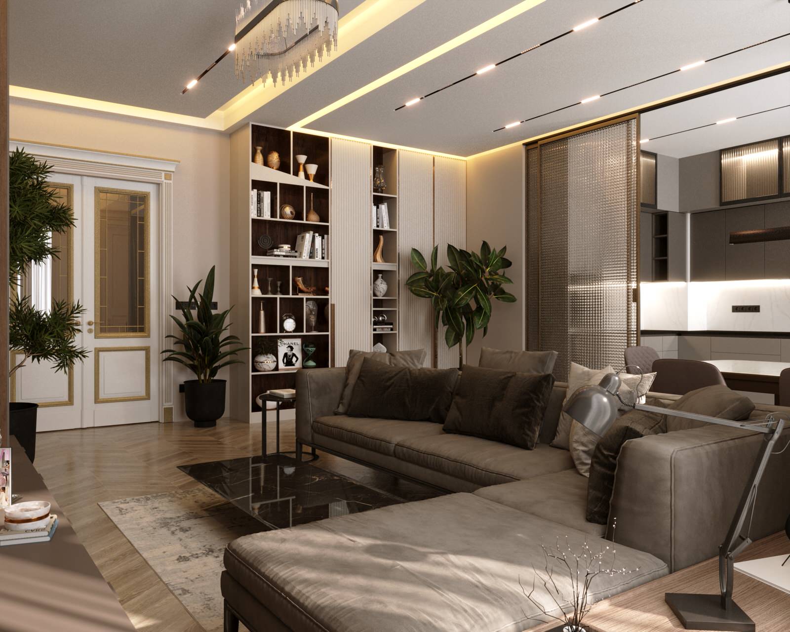 new appartment in Tashkent, living room