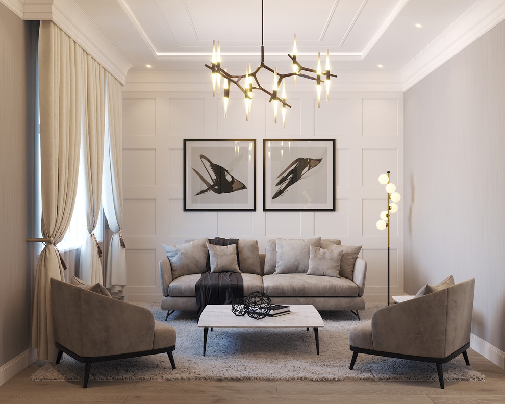 Гостиная в стиле неоклассицизм