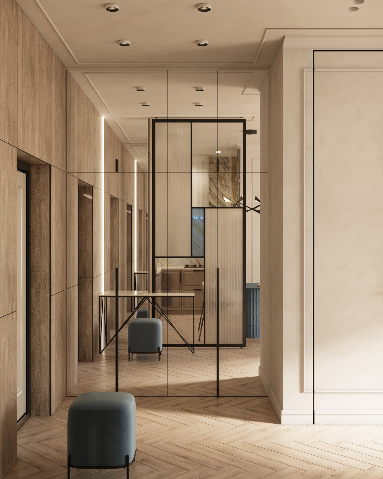 Прихожая с вместительным шкафом