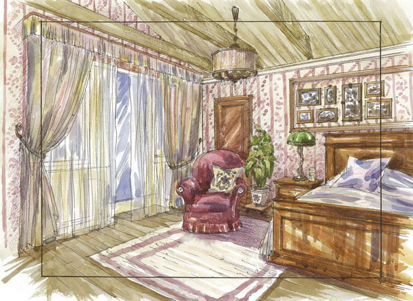 Альбом эскизов для интерьеров