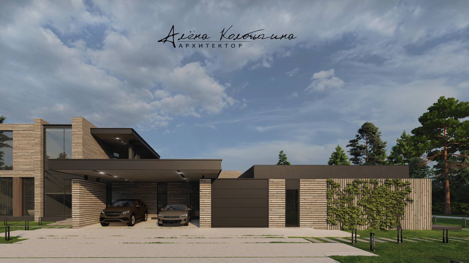 Дом в стиле европейский минимализм 712 м.кв