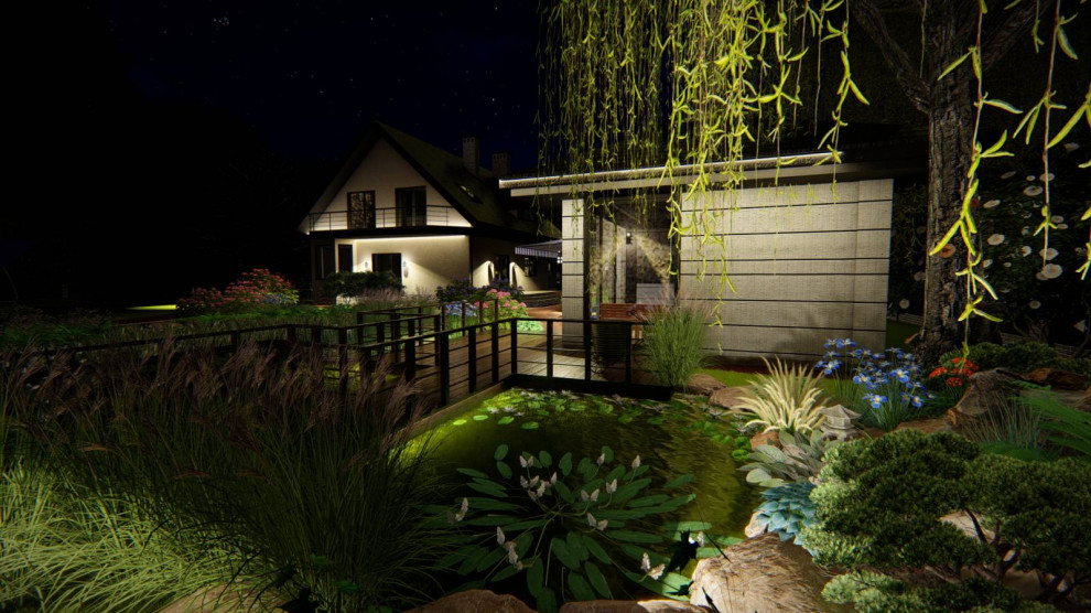 Обложка проекта: Ландшафтный дизайн проект участка п. Куликово