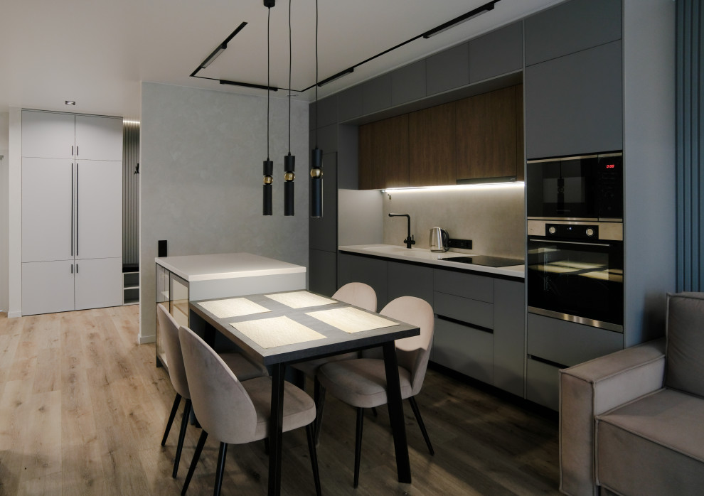 Квартира с дизайнерским ремонтом и освещением