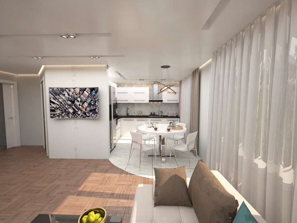 Гостиная для большой семьи