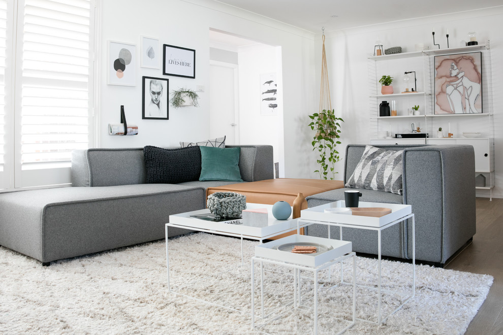 Гостиная в скандинавском стиле