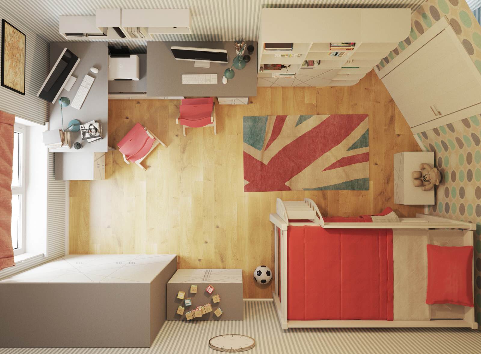 X one комната для двух детей