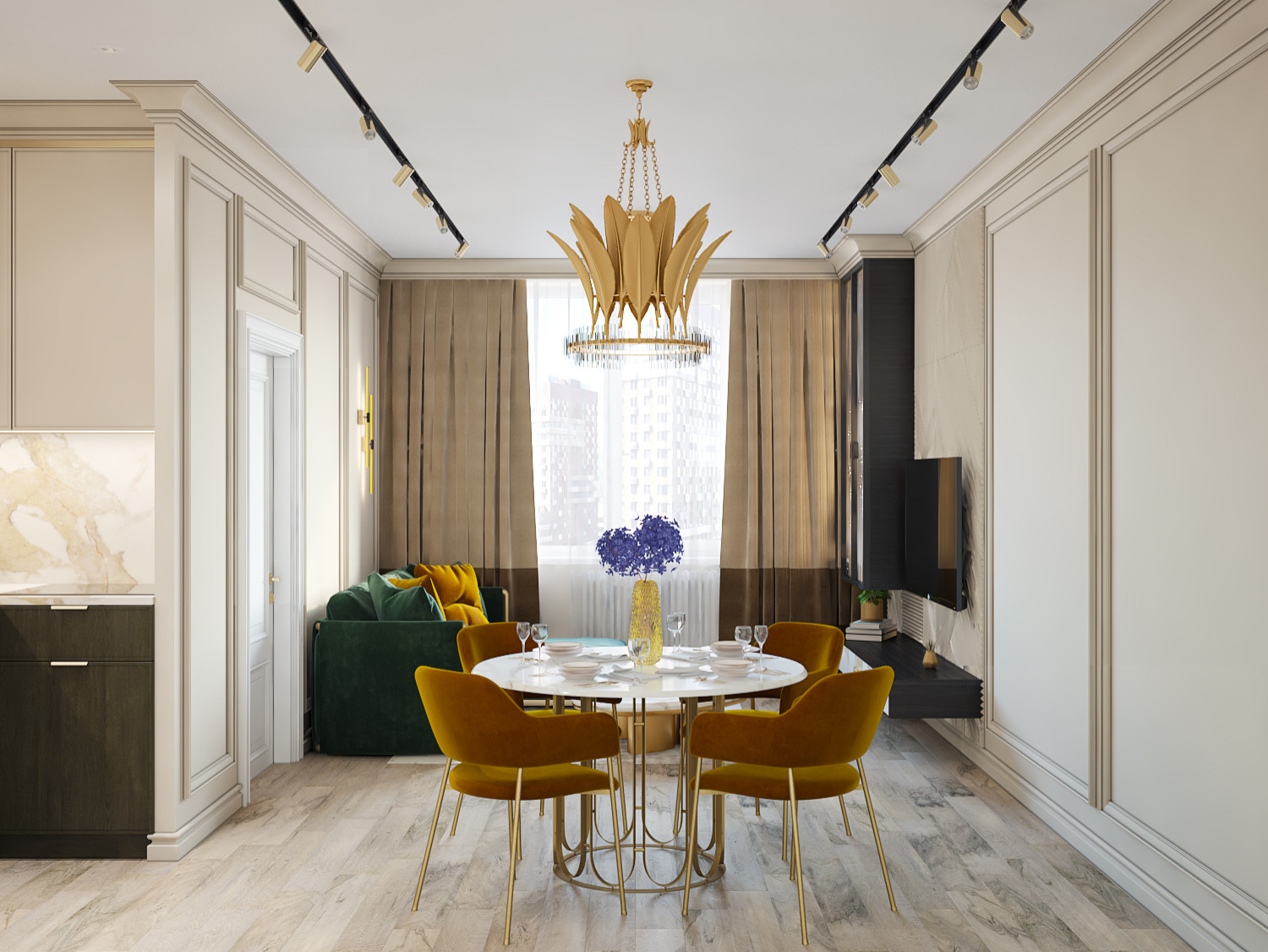 Дизайн проект квартиры в ЖК Тушино 2018