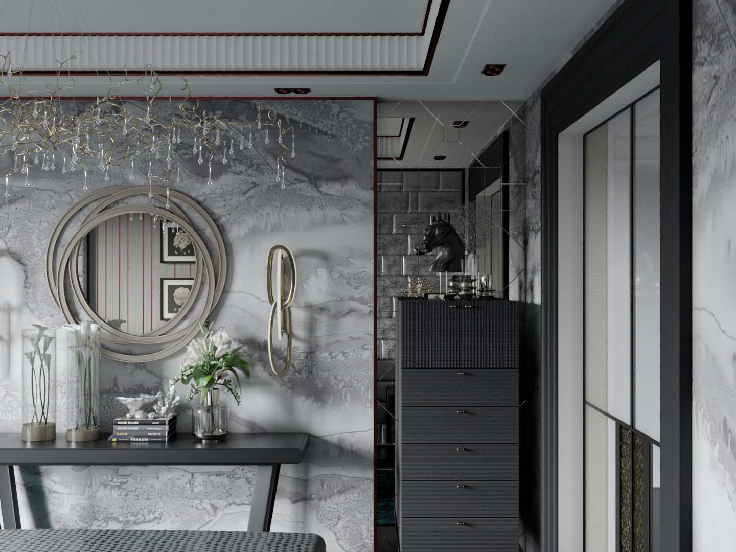 Спальная в квартире ЖК Садовый квартал