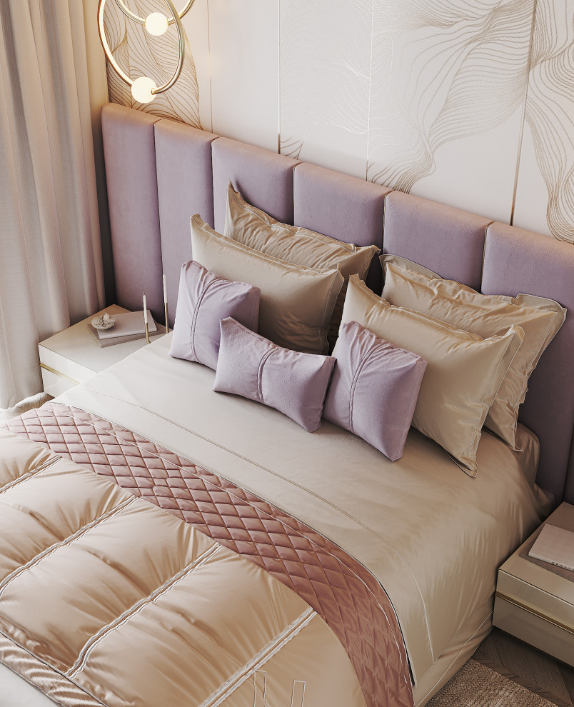 Спальня в нежных тонах