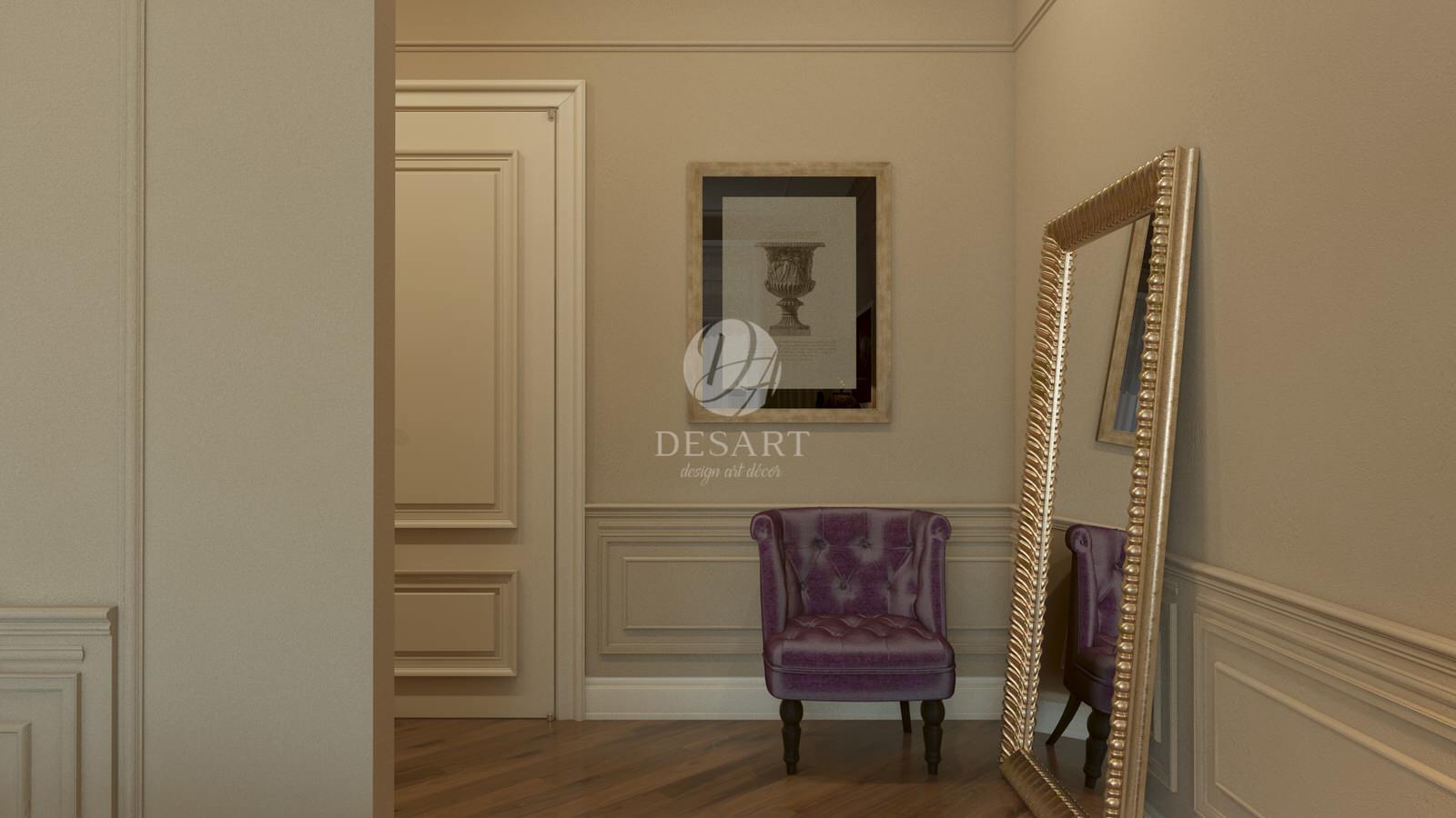 Проект квартиры. ЖК ДОМИНИОН спальня