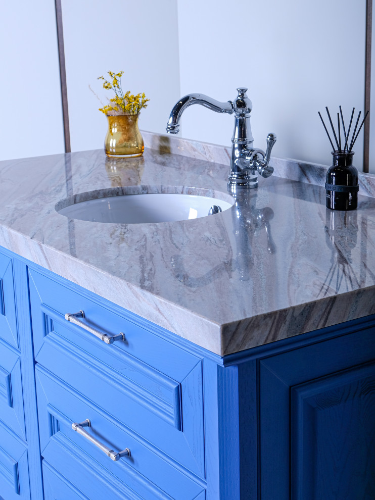 Тумба в ванную с подкладной раковиной