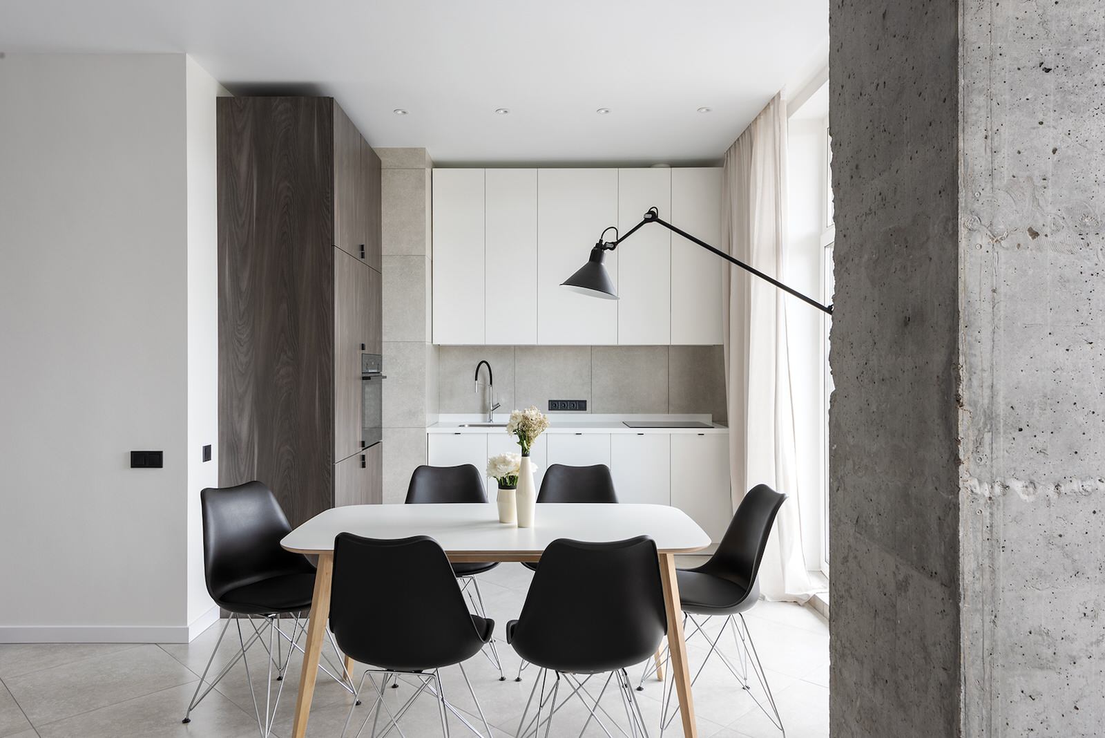 Квартира 66 м2 под сдачу в клубном доме с панорамным остеклением