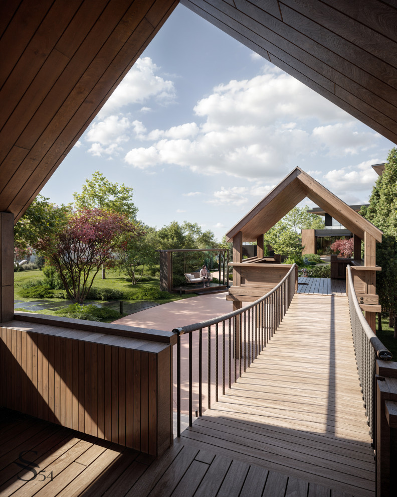 Деревянный домик для детей