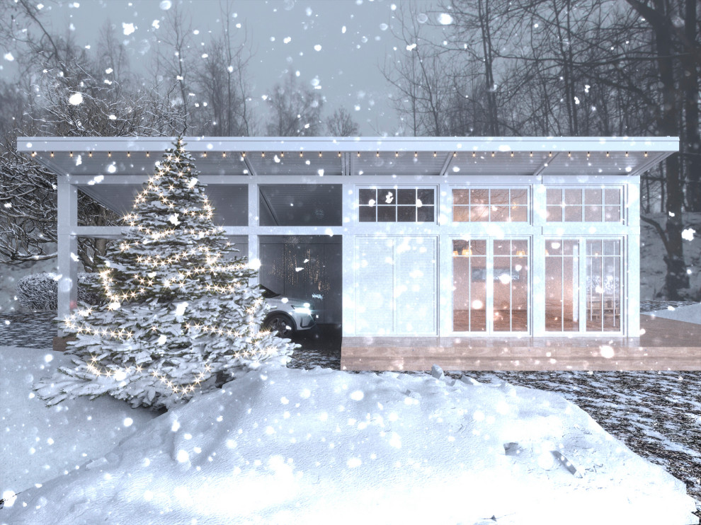 Модульная дача. Проект недорогого дачного дома