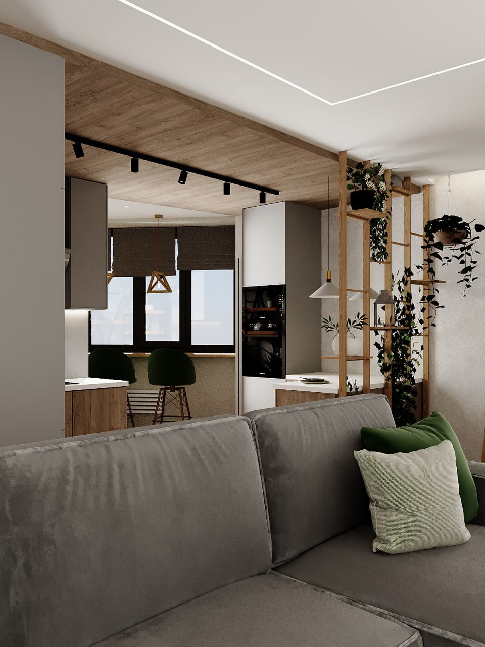 Интерьер квартиры (140 м2) в скандинавском стиле