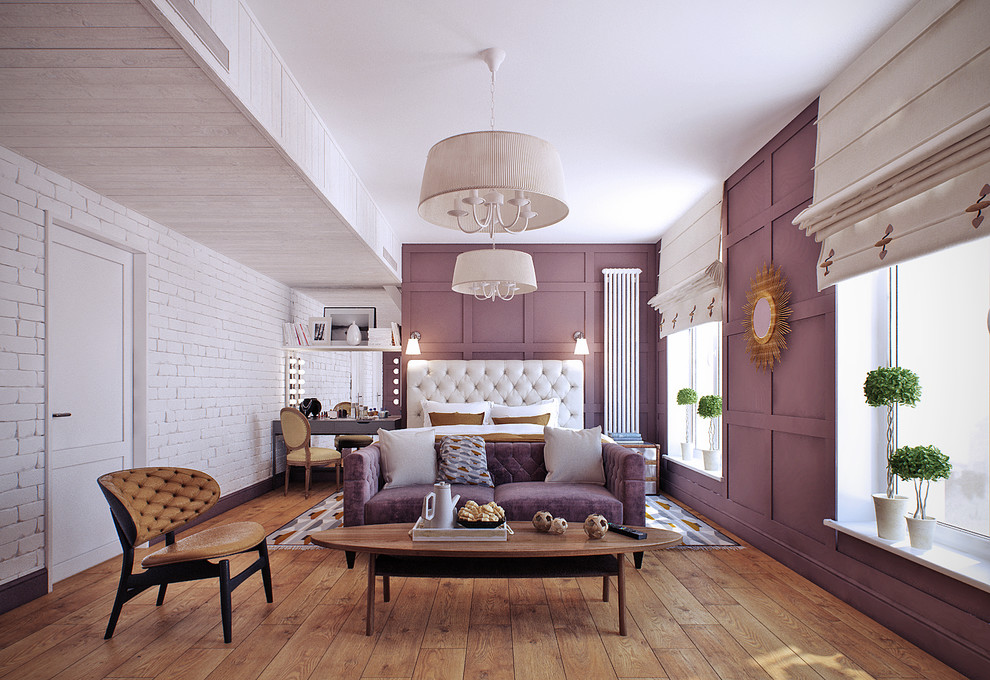 2-х этажная кваритра в лофте с элементами классики