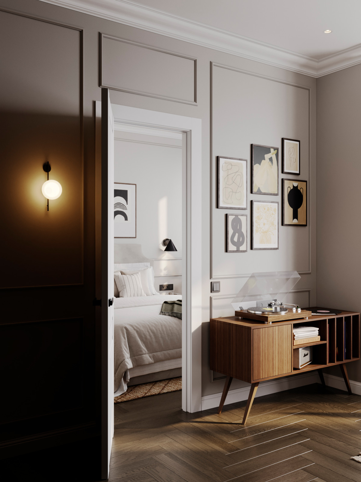 Уютный интерьер в ЖК Западный Порт