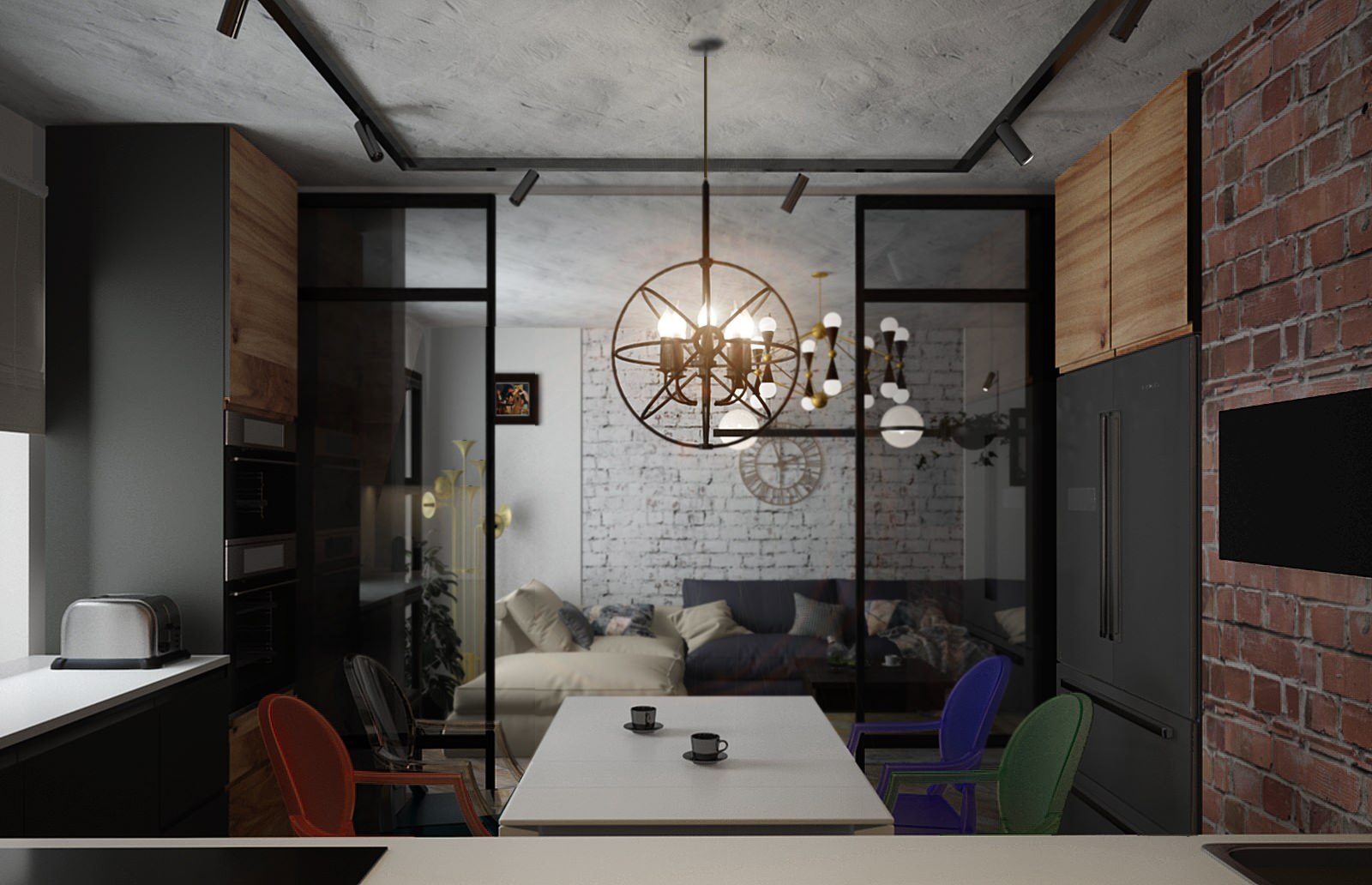 "Лофт", 105 кв. в ЖК "Гринада", 2019 г.