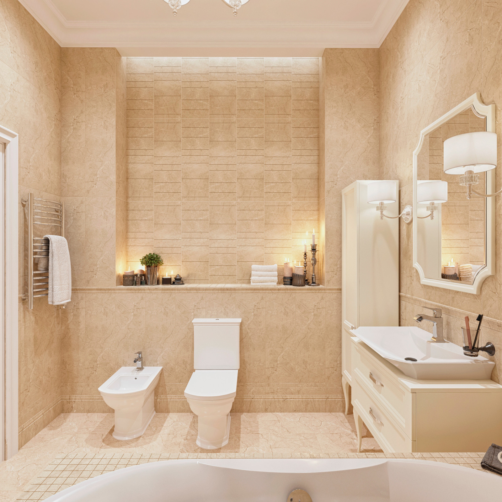 Ванная комната на 2ом этаже bright_home_W