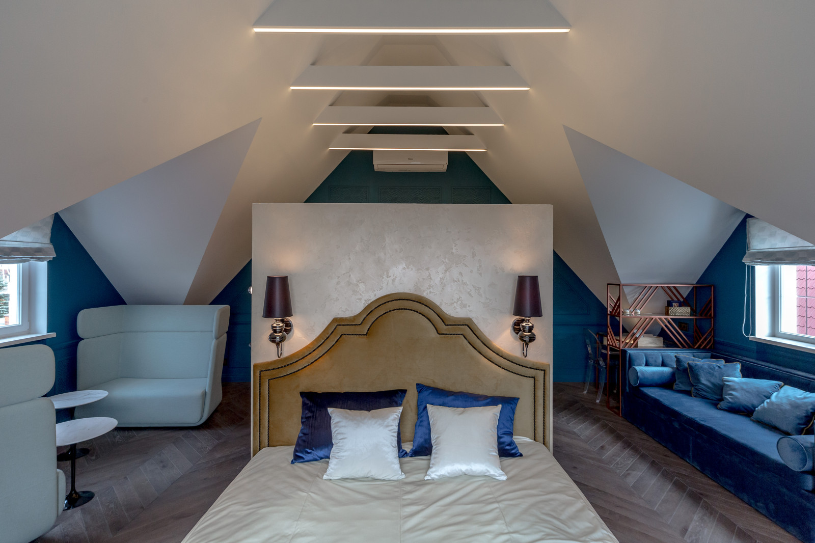 Обложка проекта: Спальня с гардеробной в Кубе