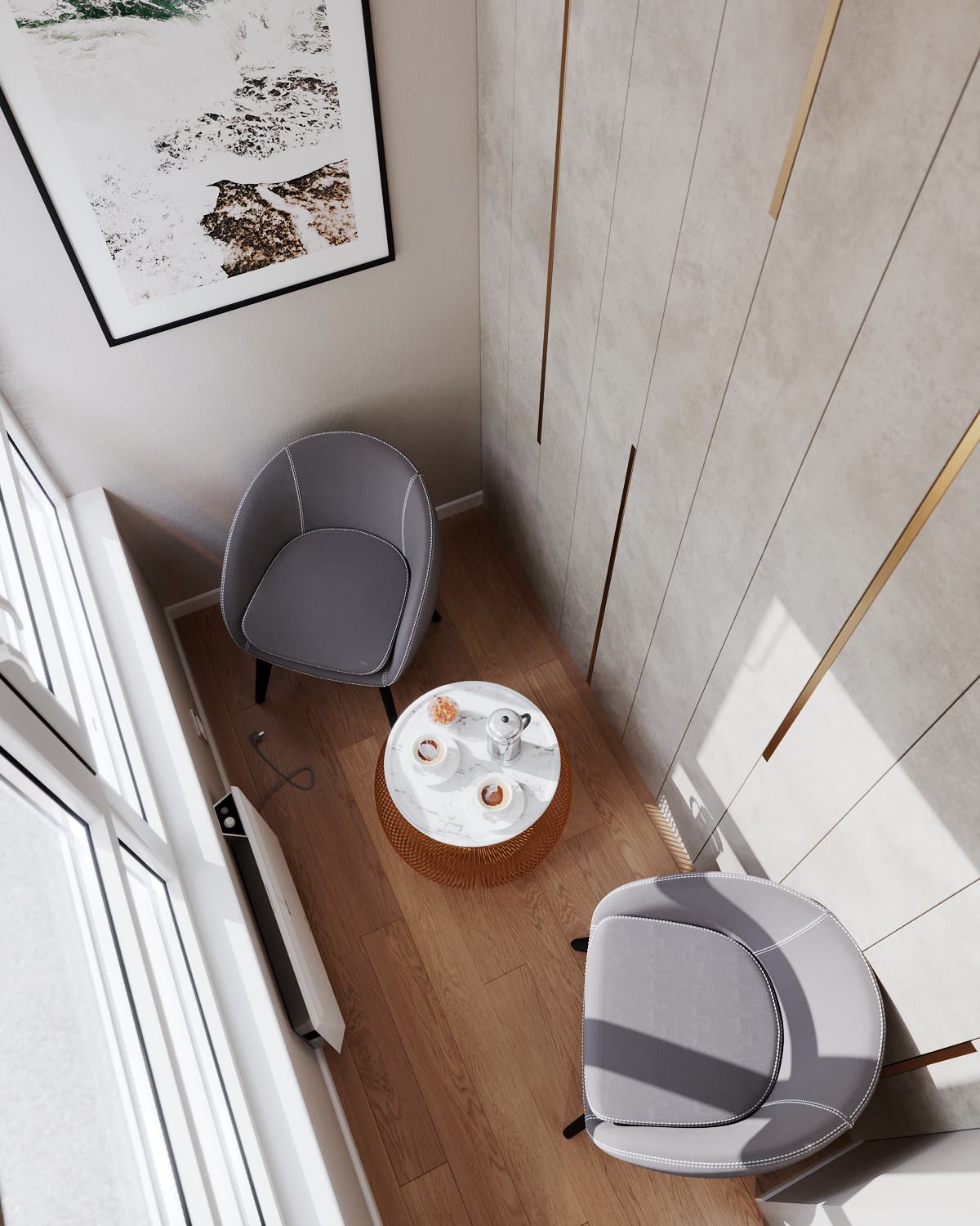 Контрастная квартира в ЖК Столичный