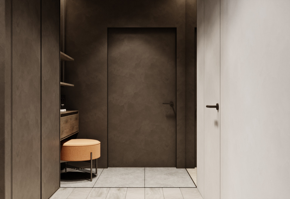 Квартира в темных оттенках