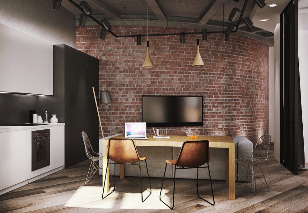 квартира в стиле лофт